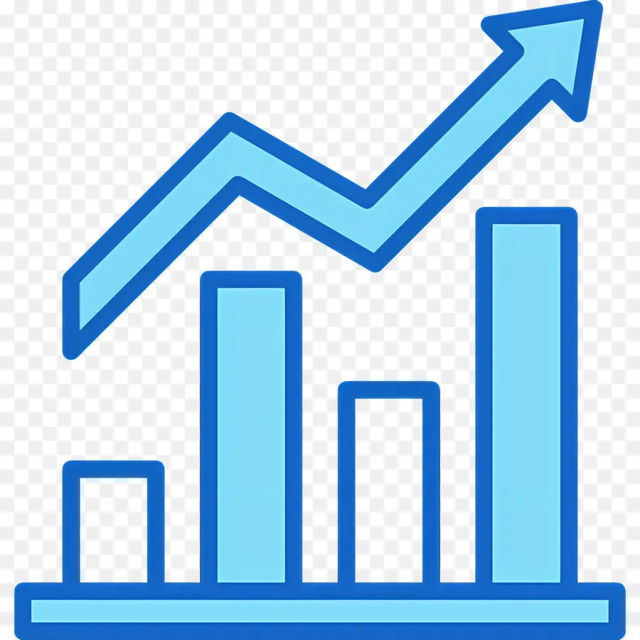 Seta De Crescimento，Gráfico De Barras PNG