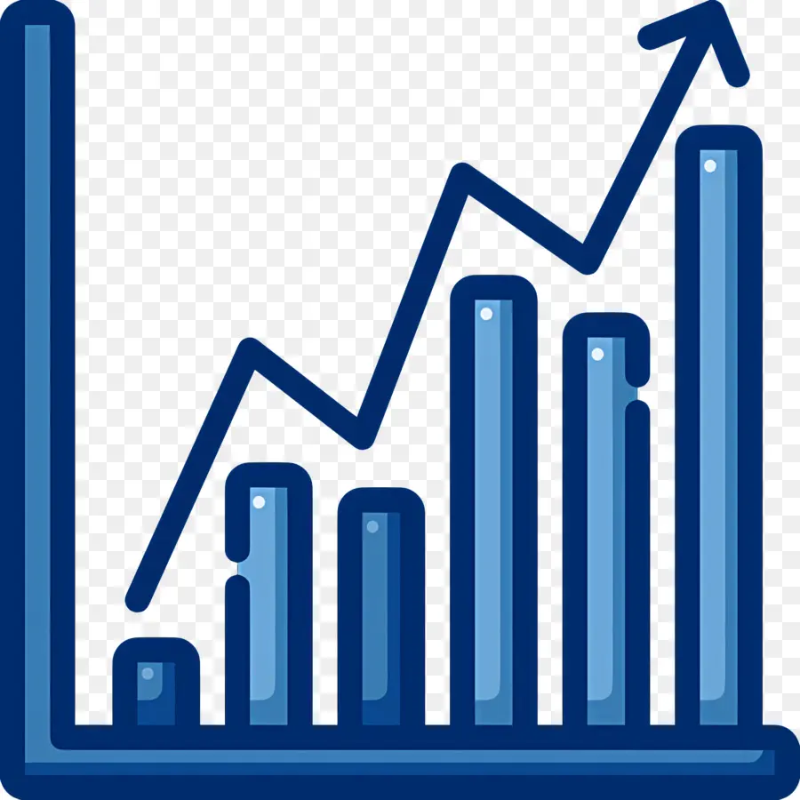 Seta De Crescimento，Gráfico De Barras PNG