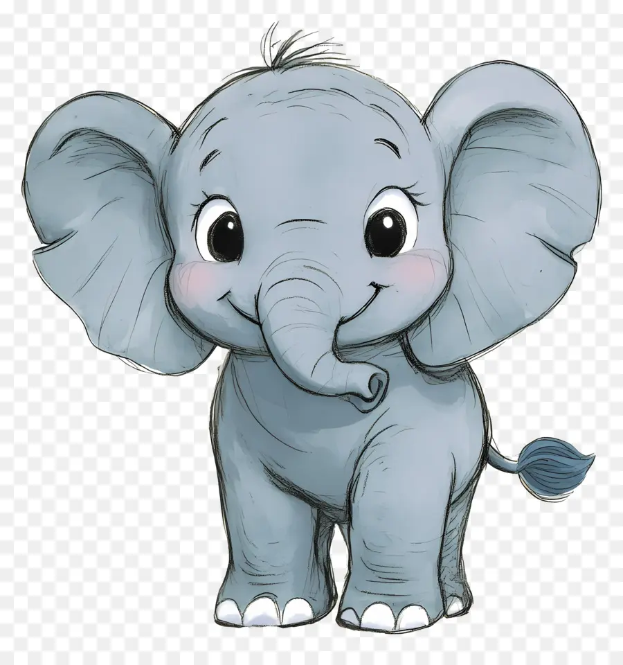 Bebê Elefante，Elefante Fofo PNG