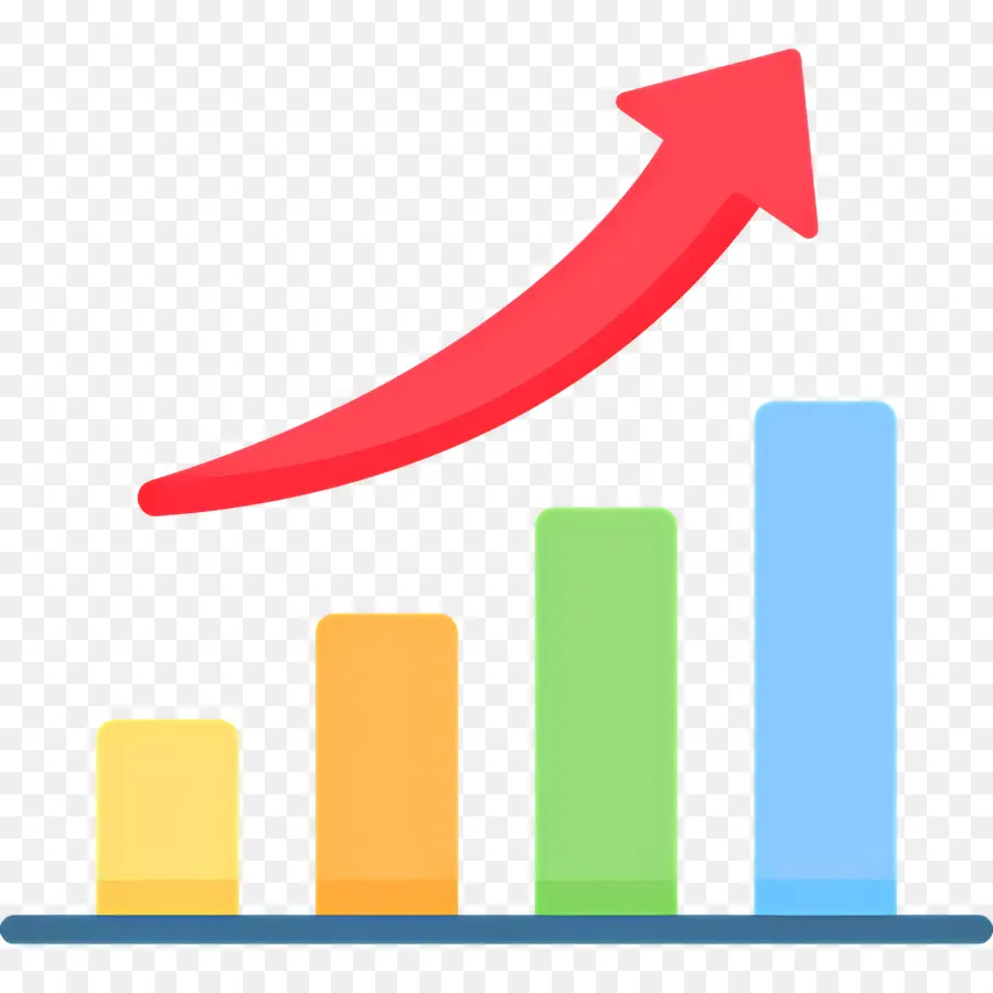Seta De Crescimento，Gráfico De Barras PNG