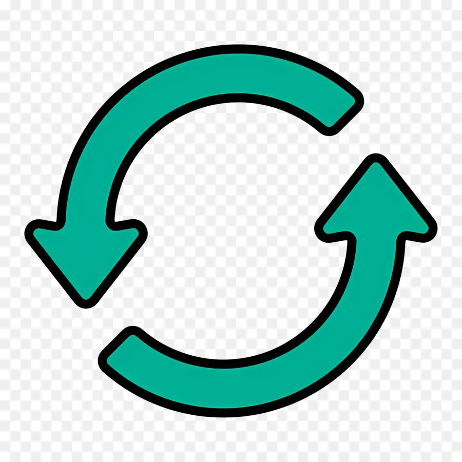 Seta Circular，Reciclagem De Flechas PNG