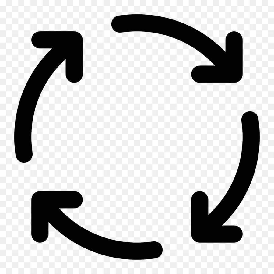 Seta Circular，Reciclagem De Flechas PNG