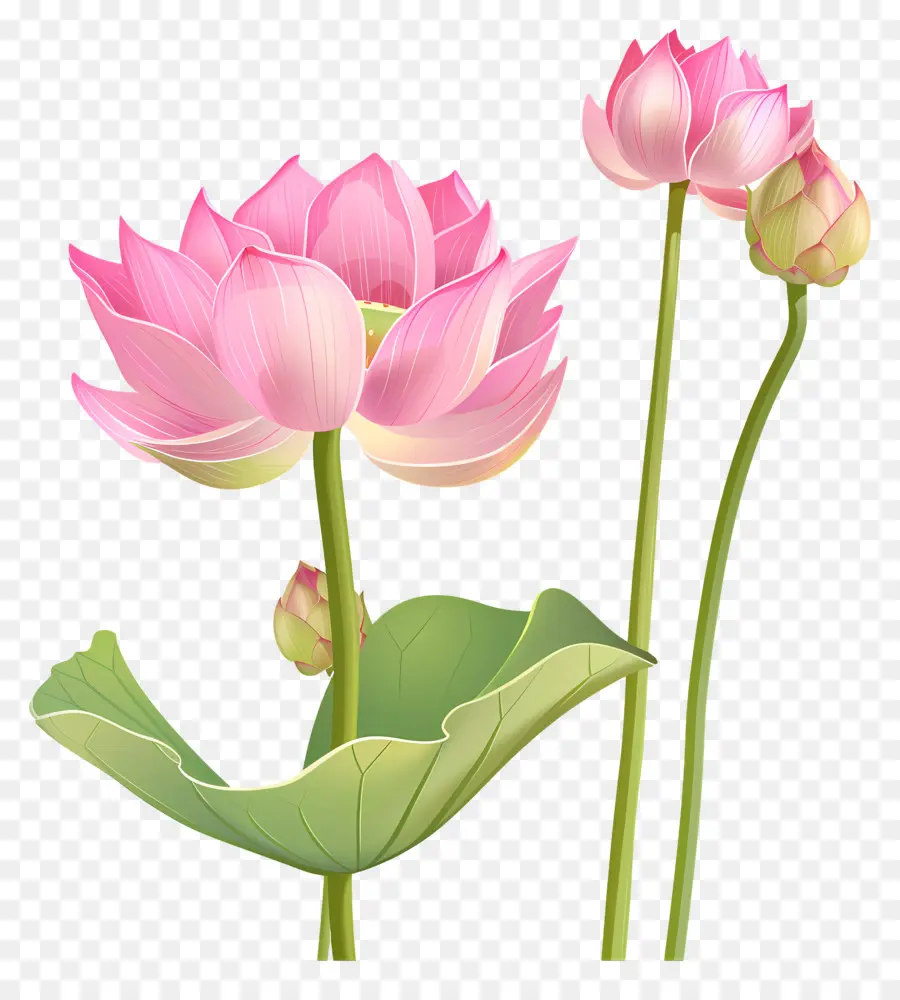 Flores De Lótus Rosa，Lótus Rosa PNG