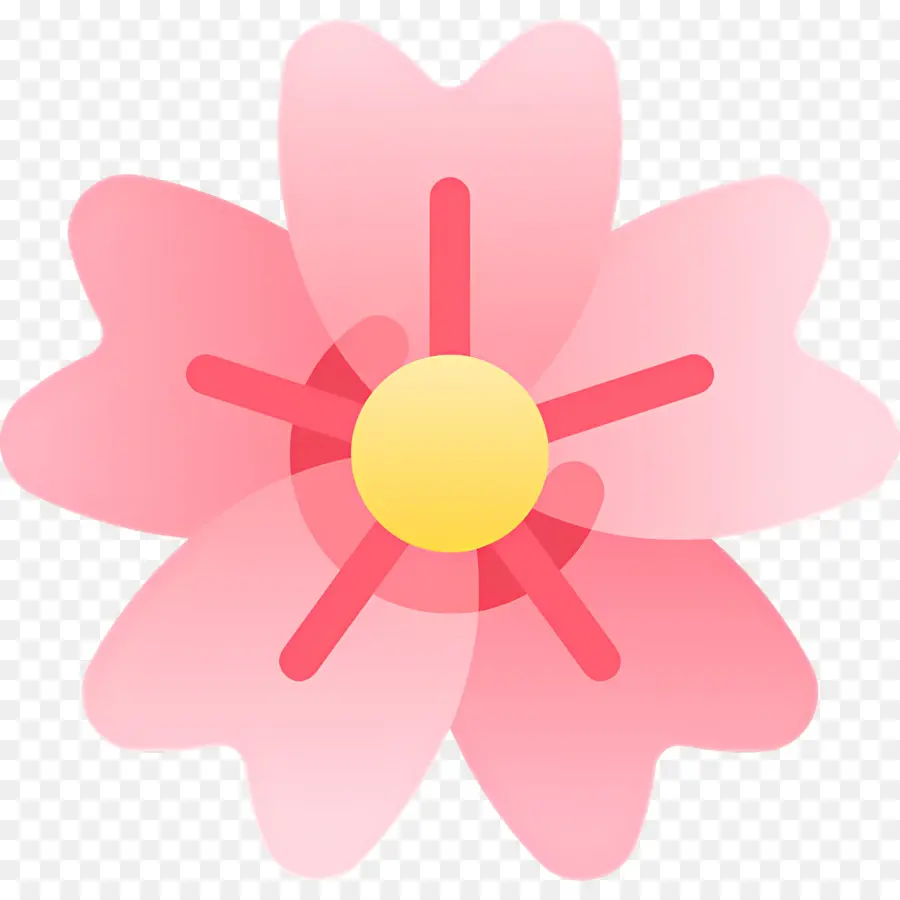 Flor Pastel，Flor Rosa PNG