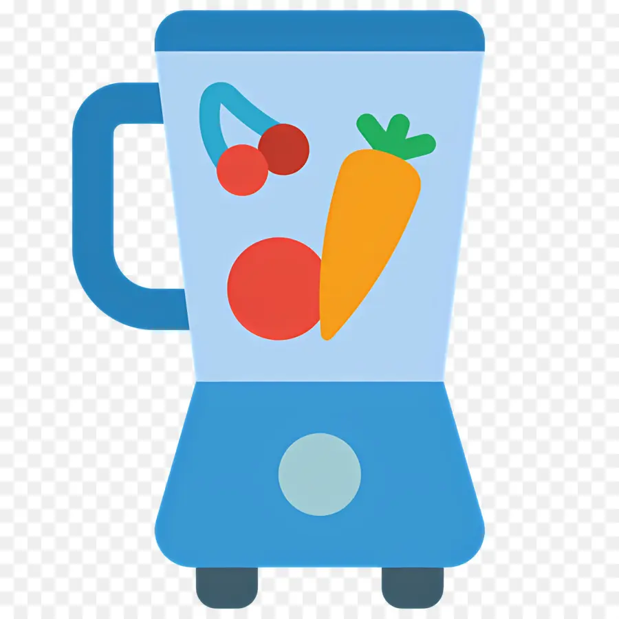 Liquidificador，Liquidificador Azul Com Frutas PNG