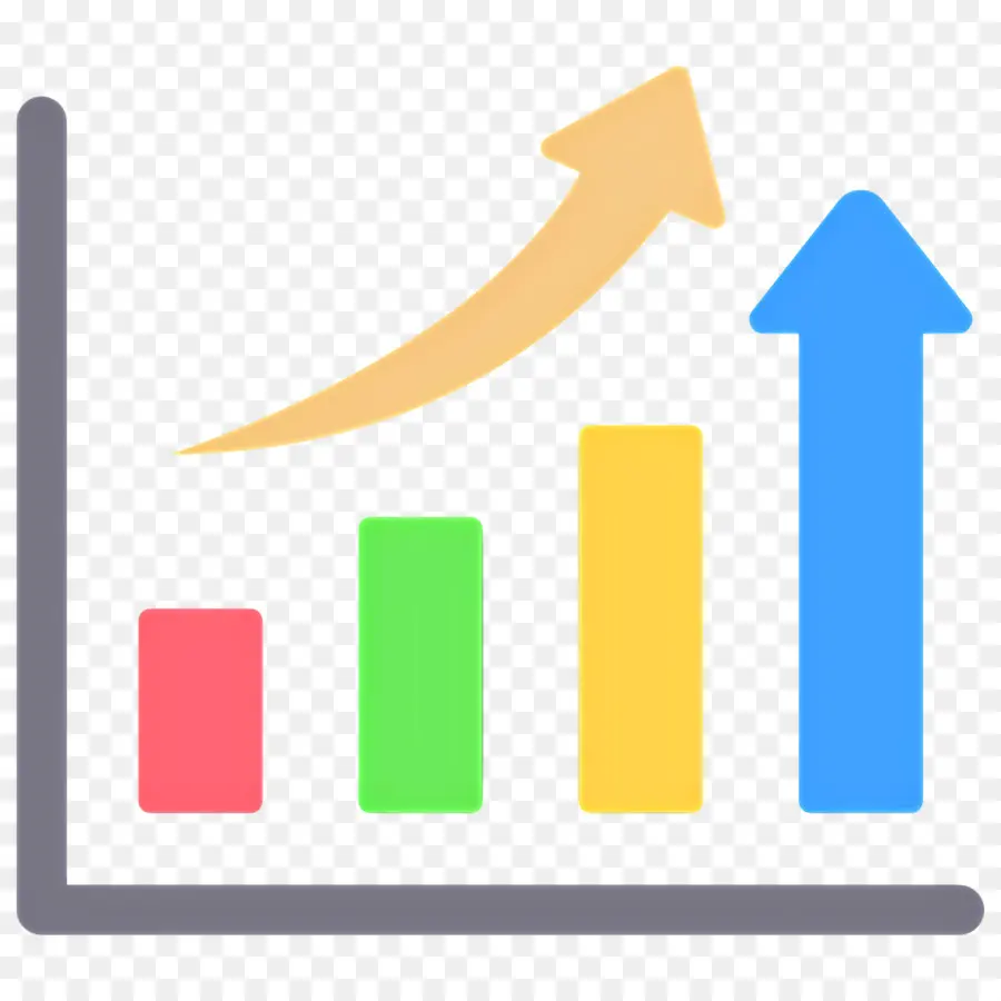 Seta De Crescimento，Gráfico De Barras PNG