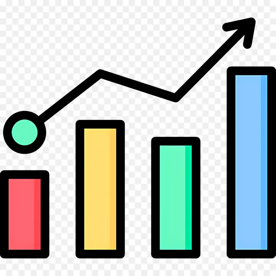 Seta De Crescimento，Gráfico De Barras PNG