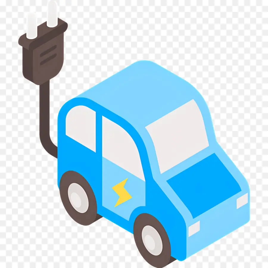 Carro Elétrico，Plugue PNG