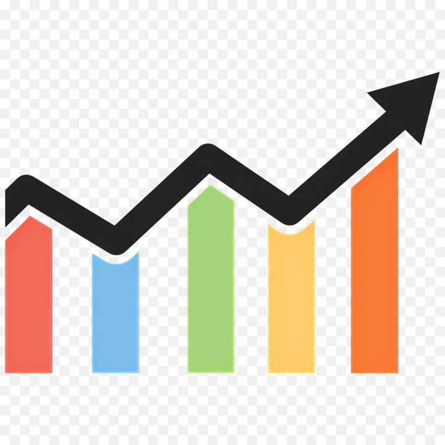 Seta De Crescimento，Gráfico De Barras PNG