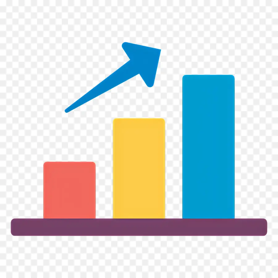 Seta De Crescimento，Gráfico De Barras PNG