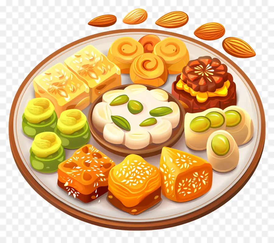 Doces Indianos，Doces Sortidos PNG