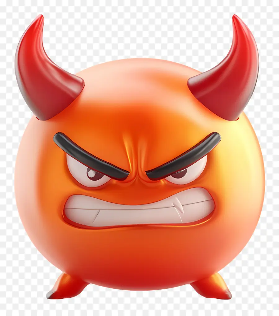 Diabo Emoji，Emoji Do Diabo PNG