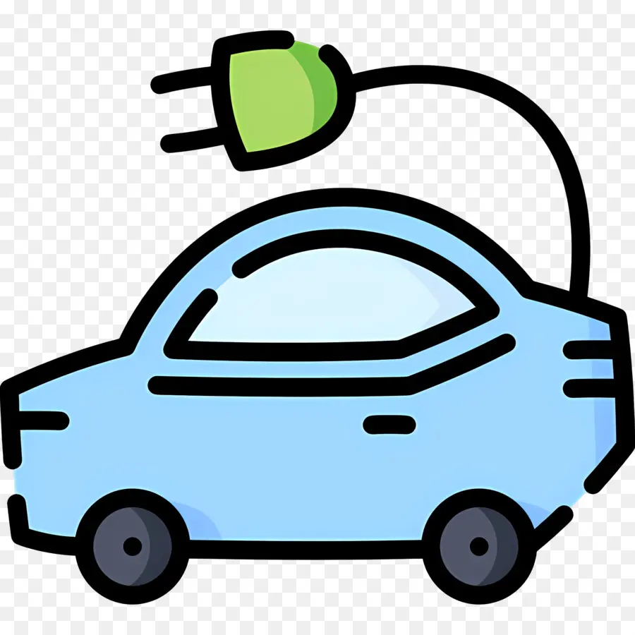 Carro Elétrico，Plugue PNG