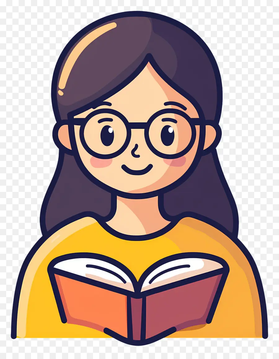 Aluna，Menina Com Livros PNG