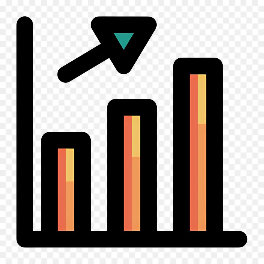 Seta De Crescimento，Gráfico De Barras PNG