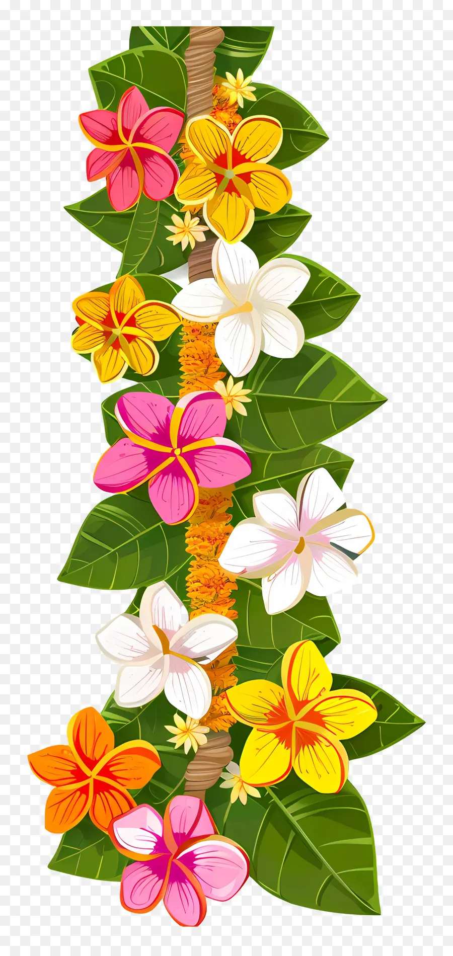 Guirlanda Ugadi，Guirlanda Floral PNG