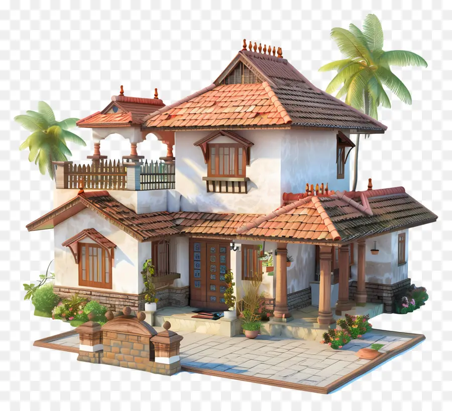 Casa De Kerala，Casa Tradicional PNG