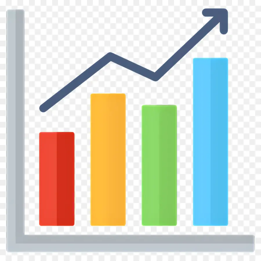 Seta De Crescimento，Gráfico De Barras PNG