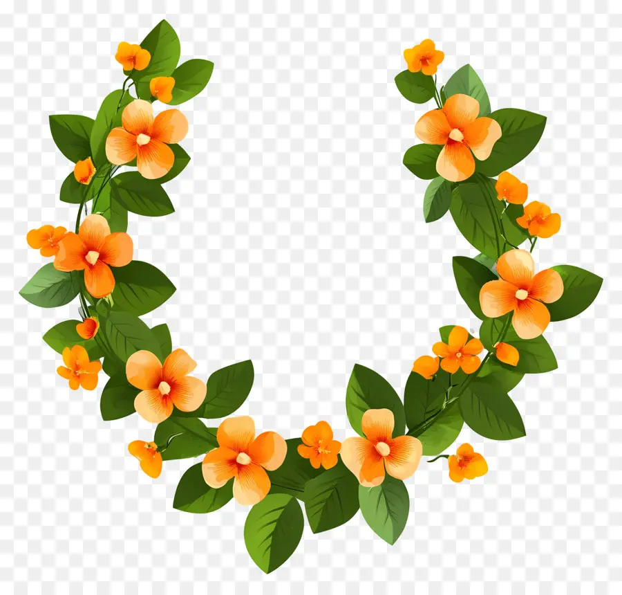 Guirlanda Ugadi，Guirlanda De Flores PNG