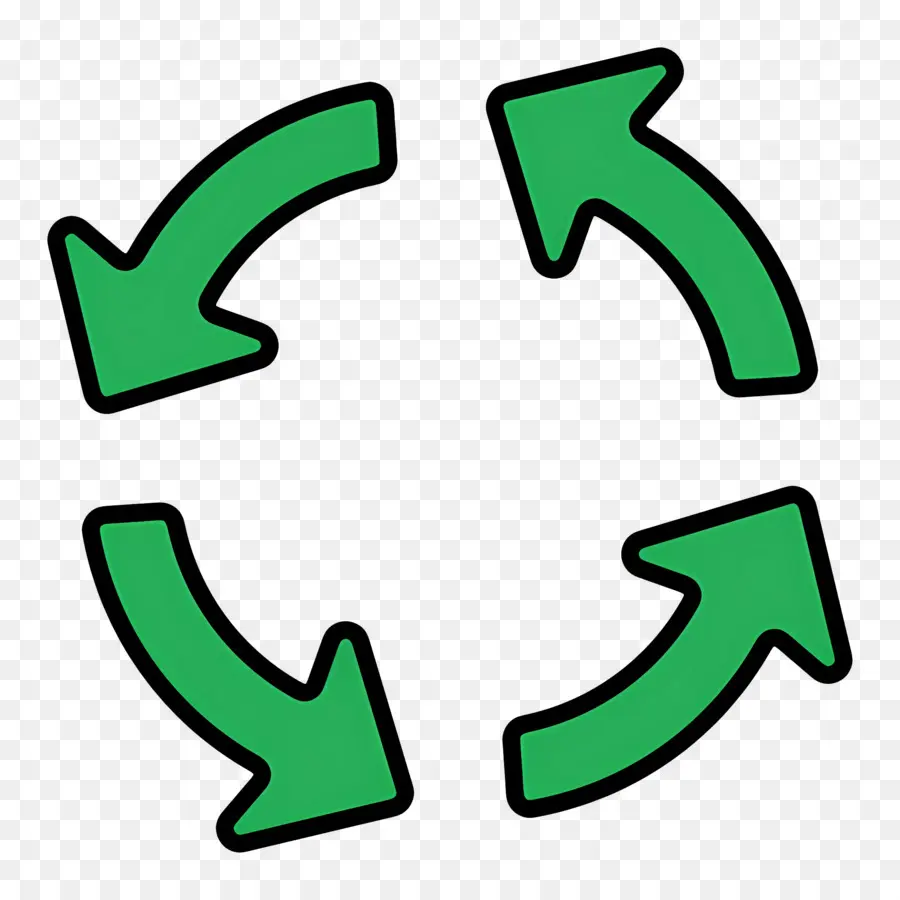 Seta Circular，Reciclagem De Flechas PNG