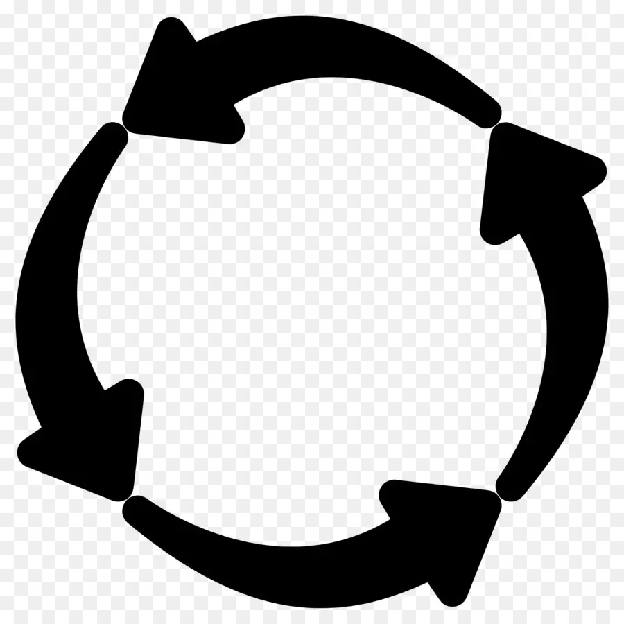 Seta Circular，Reciclagem De Flechas PNG