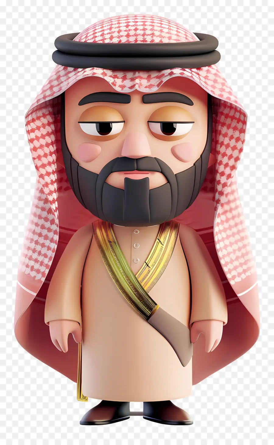 Empresário Árabe Saudita，Homem De Desenho Animado PNG