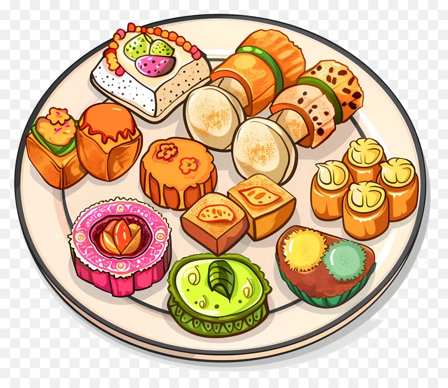 Doces Indianos，Doces Sortidos PNG