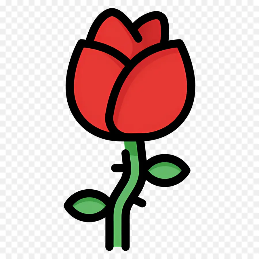 Flor Rosa，Rosa Vermelha PNG