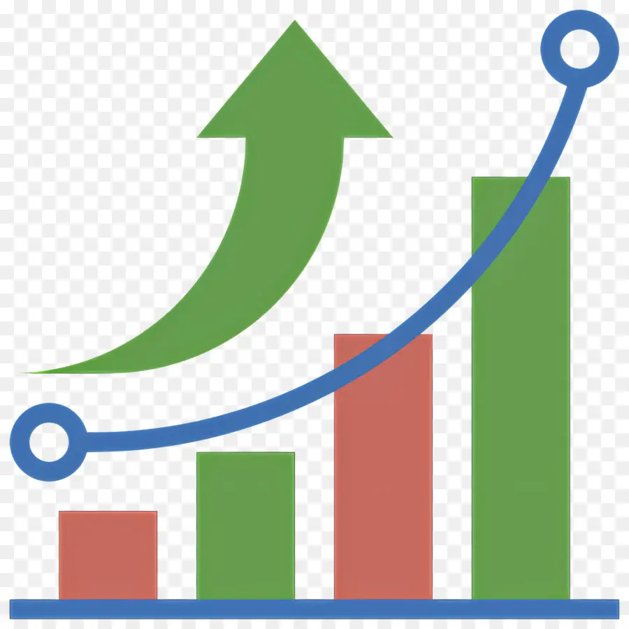 Seta De Crescimento，Gráfico De Barras PNG