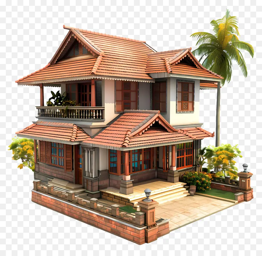 Casa De Kerala，Casa Tradicional PNG