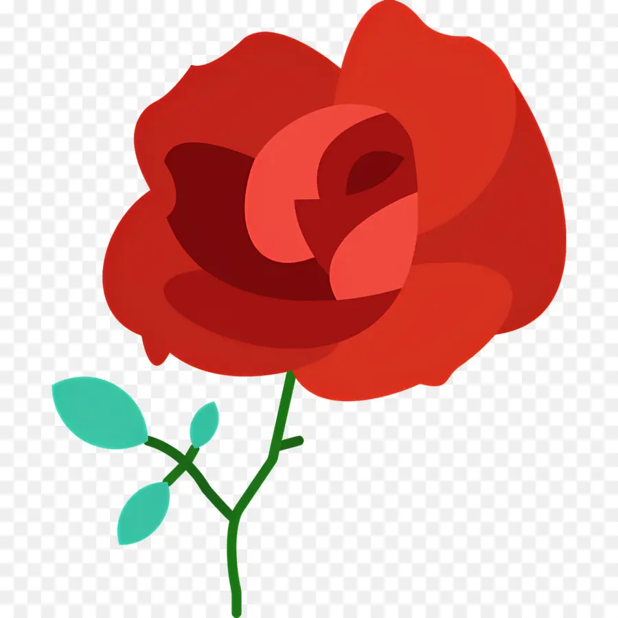 Flor Vermelha，Rosa Vermelha PNG