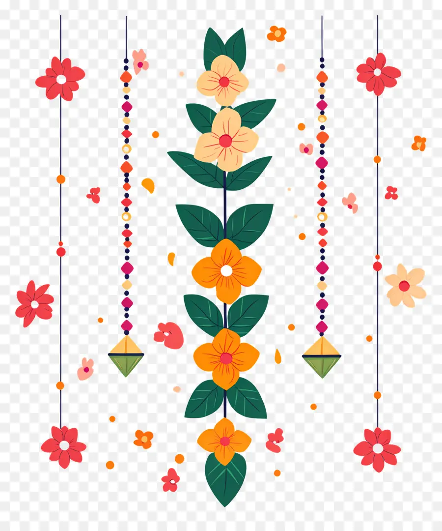 Guirlanda Ugadi，Guirlanda Floral PNG