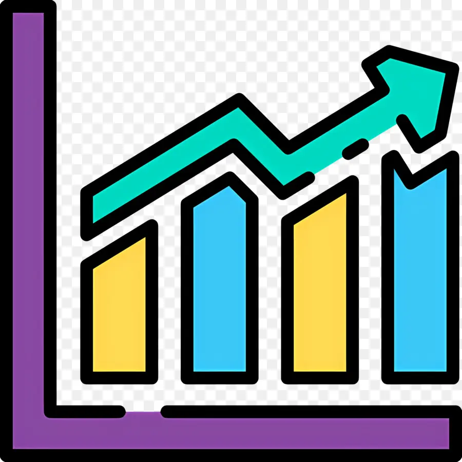 Seta De Crescimento，Gráfico De Barras PNG