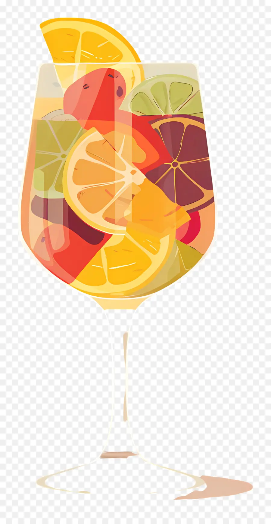 Bebida Refrescante De Sangria，Coquetel De Frutas PNG