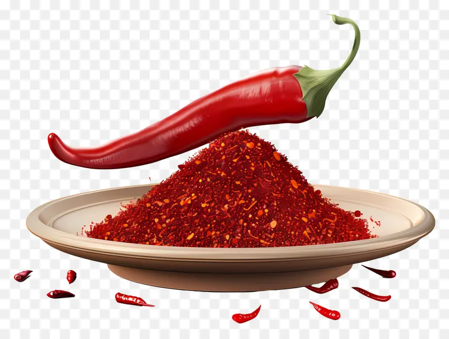 Pimenta Em Pó，Flocos De Pimenta Vermelha PNG