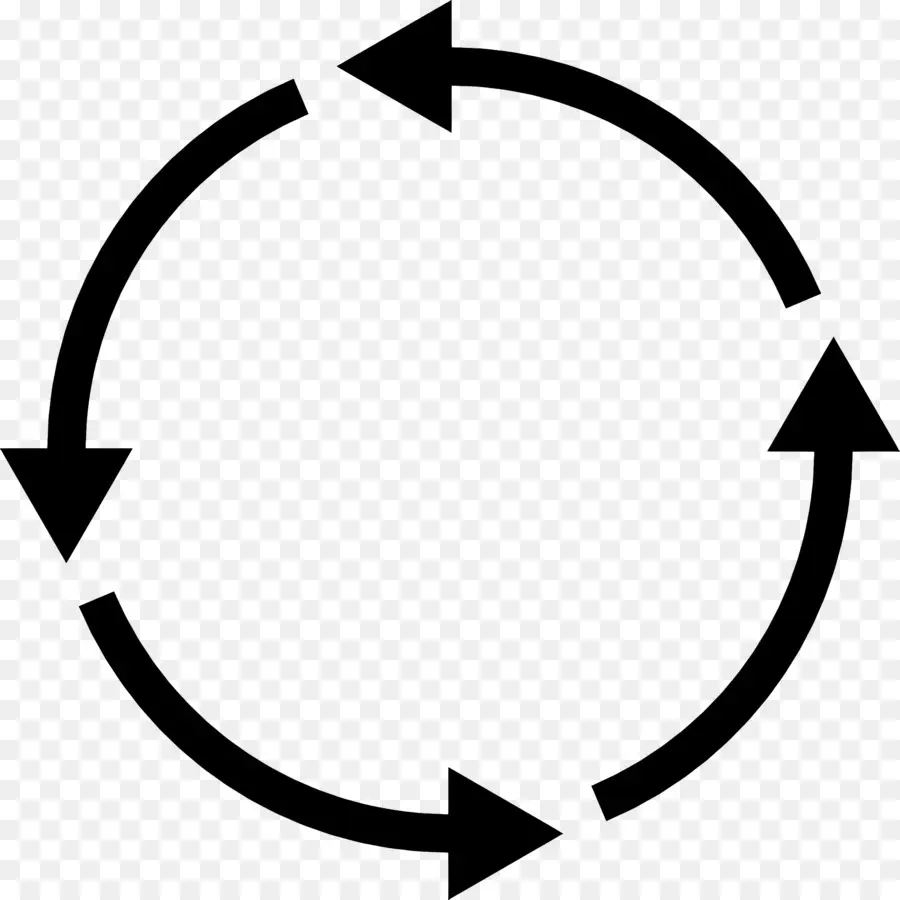 Seta Circular，Reciclagem De Flechas PNG