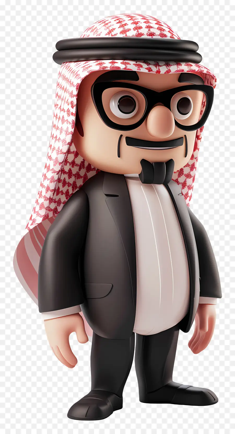 Empresário Árabe Saudita，Homem De Desenho Animado PNG