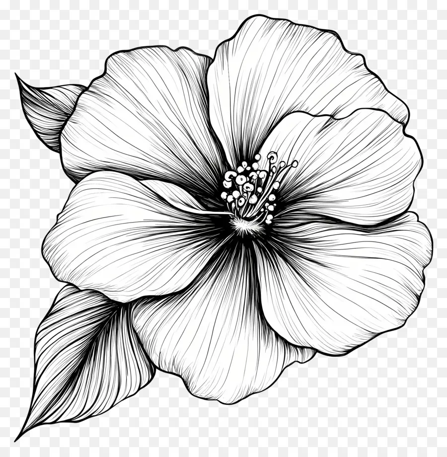 Página Para Colorir，Flor PNG