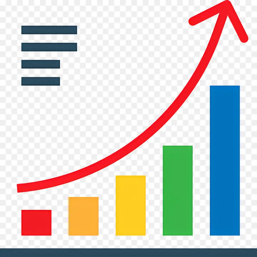 Seta De Crescimento，Gráfico De Barras PNG