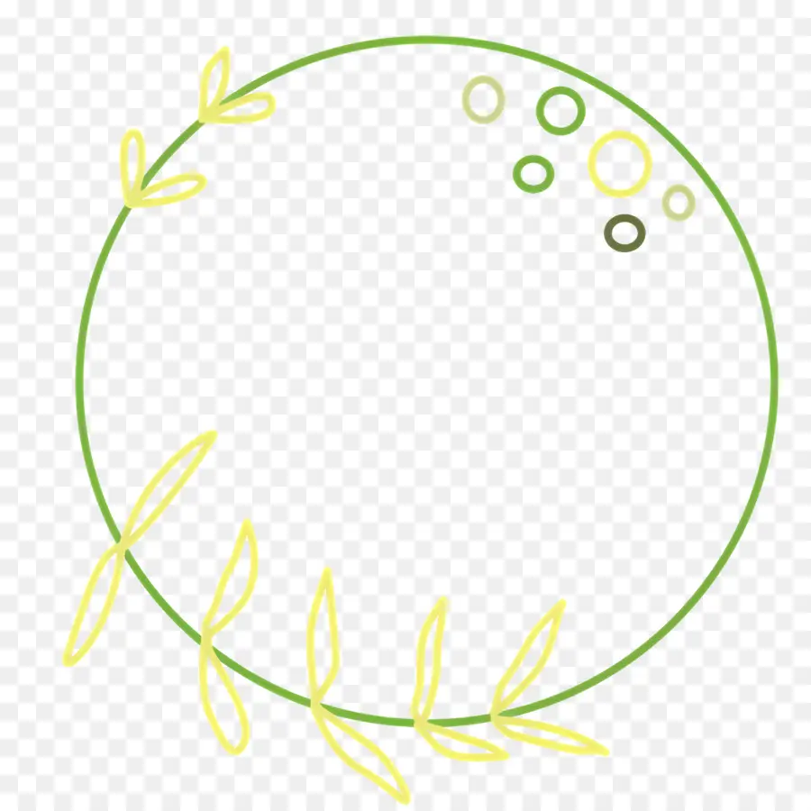 Círculo De Flores，Moldura Circular PNG