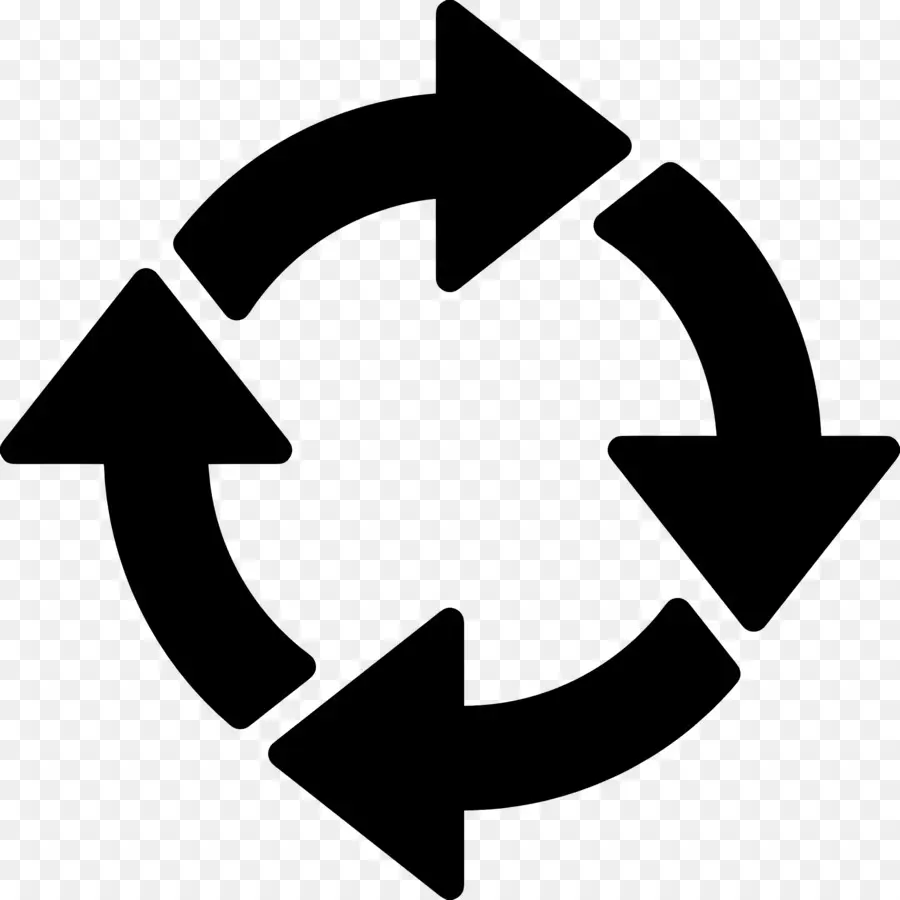 Seta Circular，Reciclagem De Flechas PNG