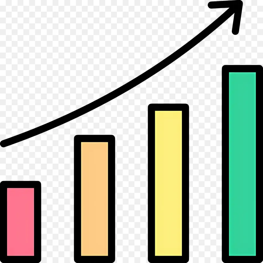 Seta De Crescimento，Gráfico De Barras PNG