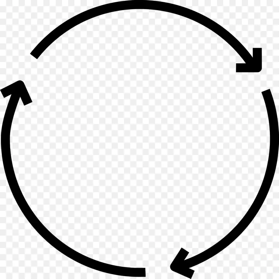 Seta Circular，Reciclagem De Flechas PNG