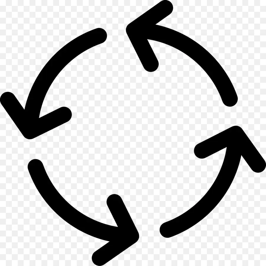 Seta Circular，Reciclagem De Flechas PNG