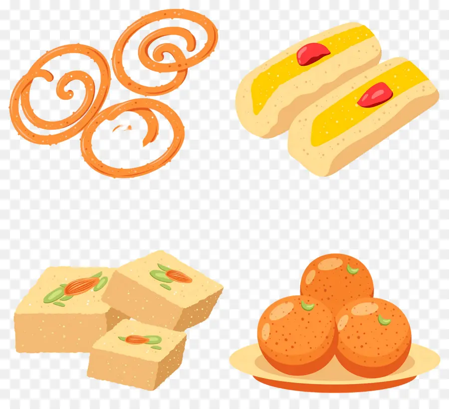 Doces Indianos，Sobremesas PNG