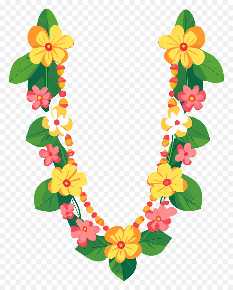 Guirlanda Ugadi，Guirlanda De Flores PNG