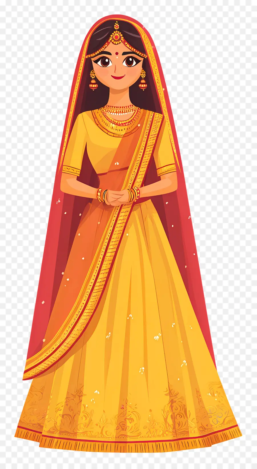 Saree De Casamento Indiano，Mulher Em Vestido Tradicional PNG