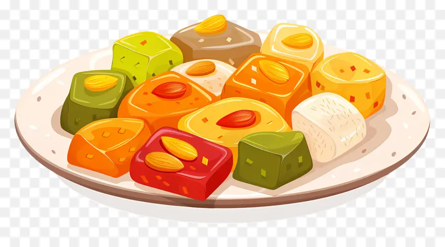 Doces Indianos，Doces Coloridos PNG