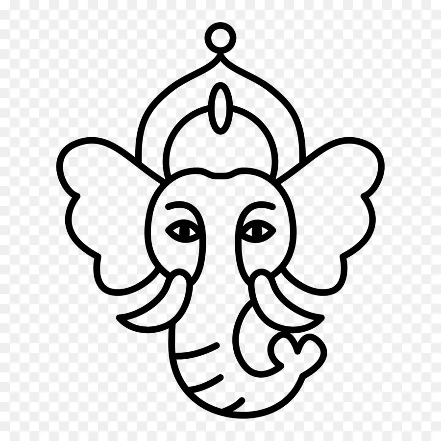 Ganesha，Cabeça De Elefante PNG