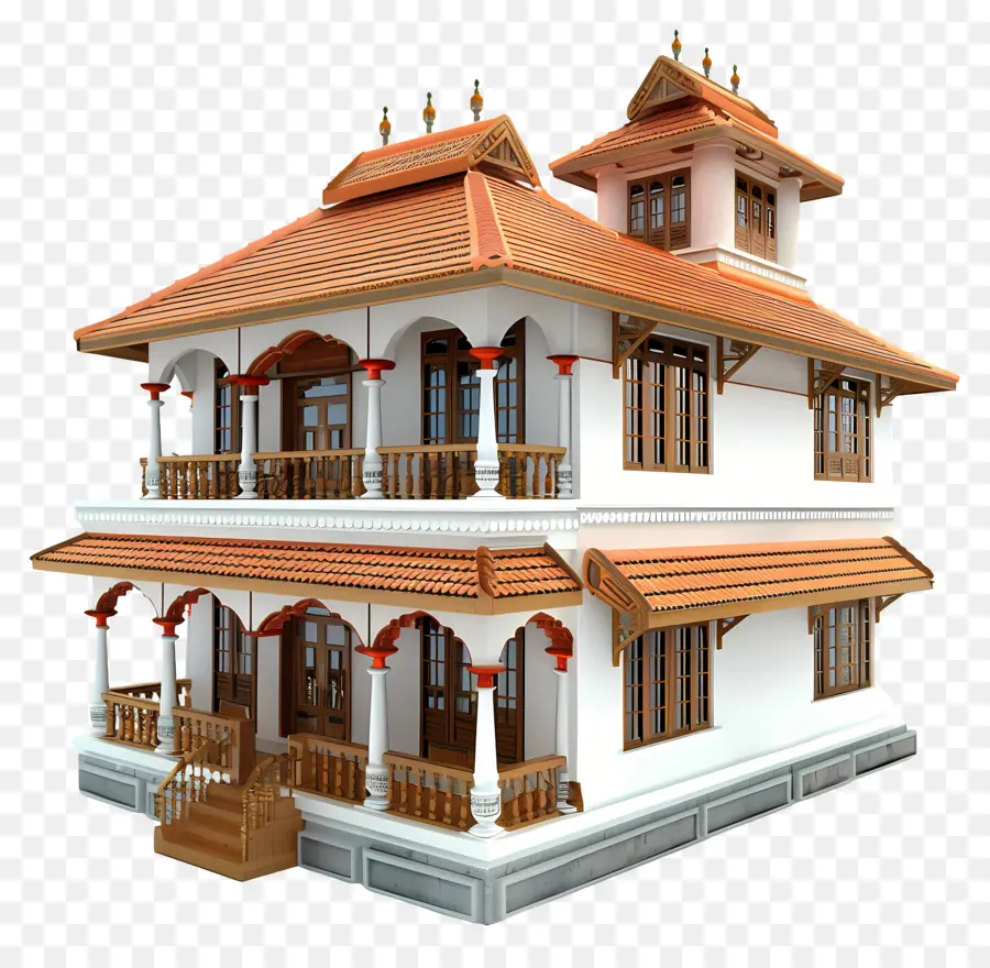 Casa De Kerala，Casa Tradicional PNG